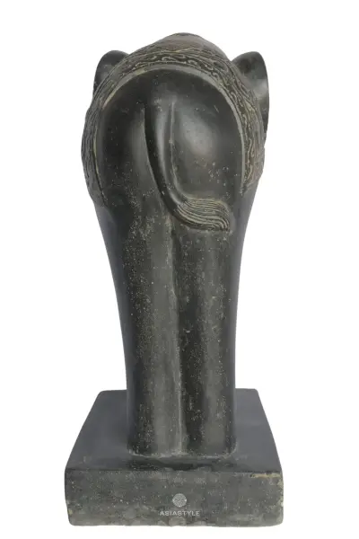 Product image 6 of the product “Majestic Elephant Sculpture, 60 cm Height, Cast Stone, Antique Finish Colour ”